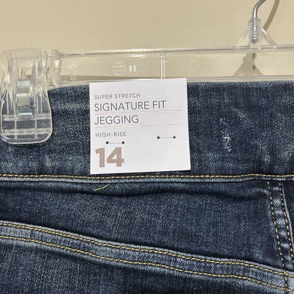 Lane Bryant Signature Fit Womens Size 14 High-Rise Jegging Flex Magic Waistband - Picture 3 of 9